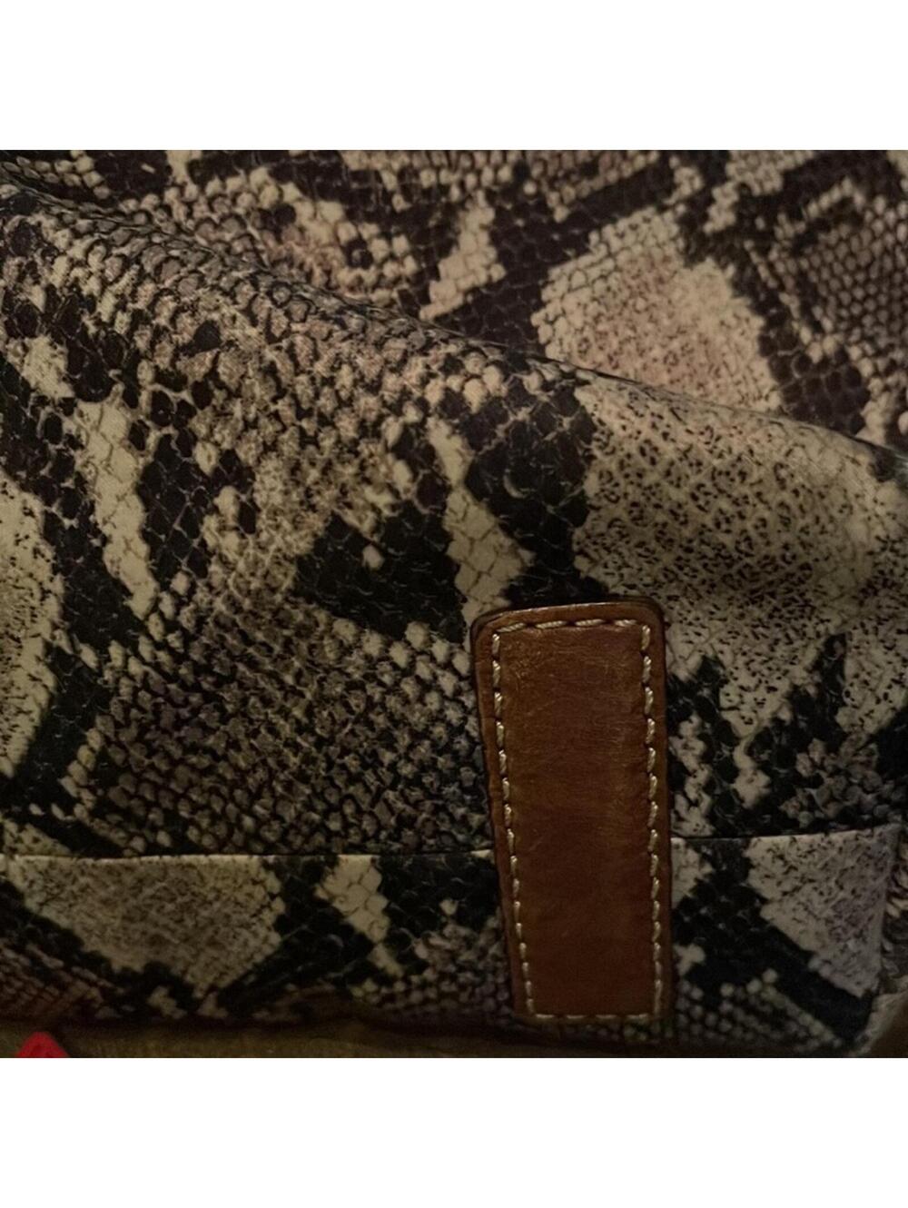Kate Spade Python Triple Entry Shoulder Handbag Tote MINT CONDITION - Picture 8 of 9